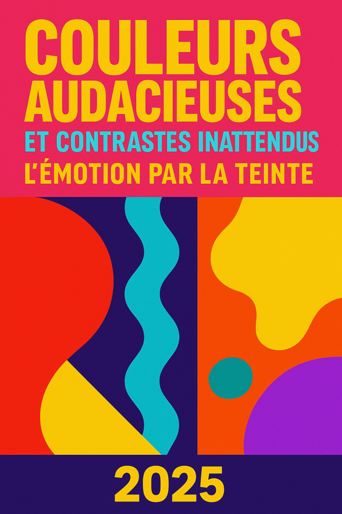 Couleurs audacieuses et contrastes inattendus l’émotion par la teinte
