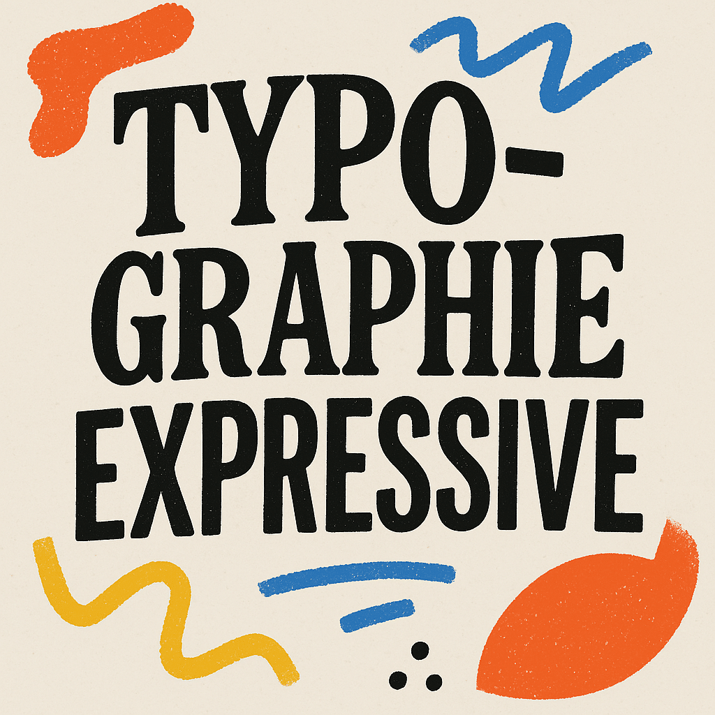 Typographie expressive quand les lettres prennent la parole