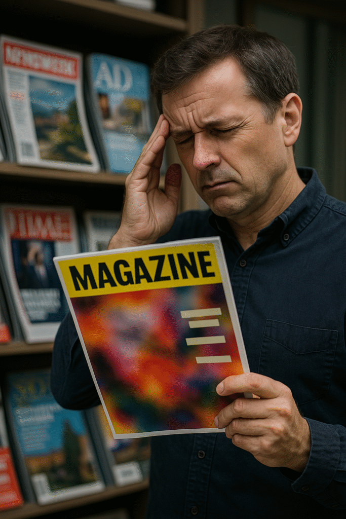 une couverture avec un titre correct, mais une photo sans âme, floue
